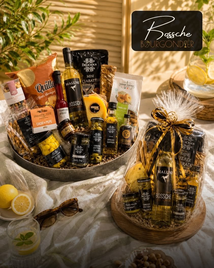 Cadeaupakket met kazen, olie en delicatessen van Molensche Bourgondiër