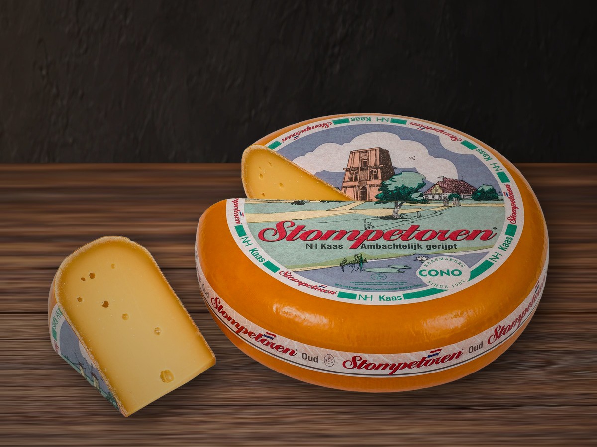 Stompetoren oude kaas